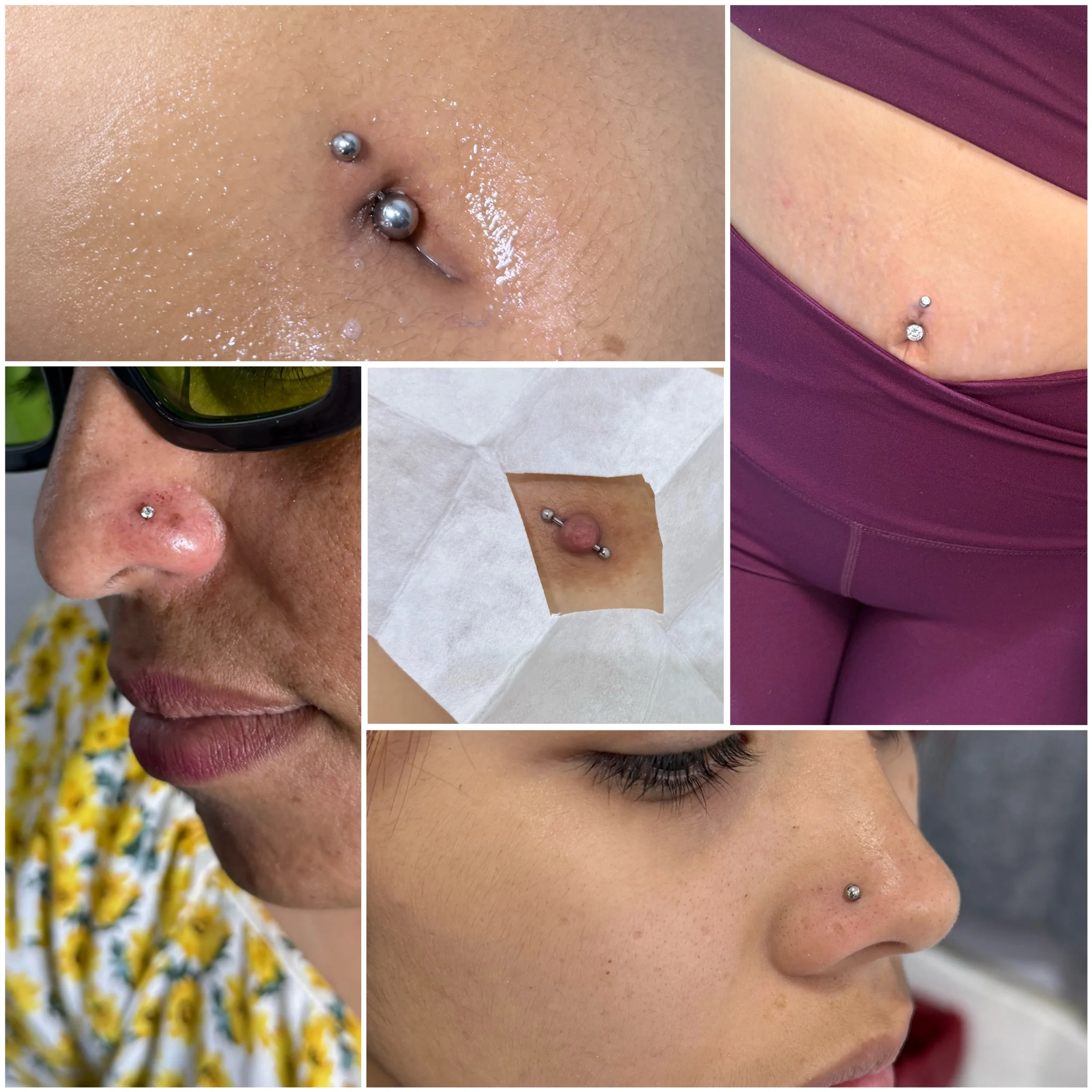 Surface piercing